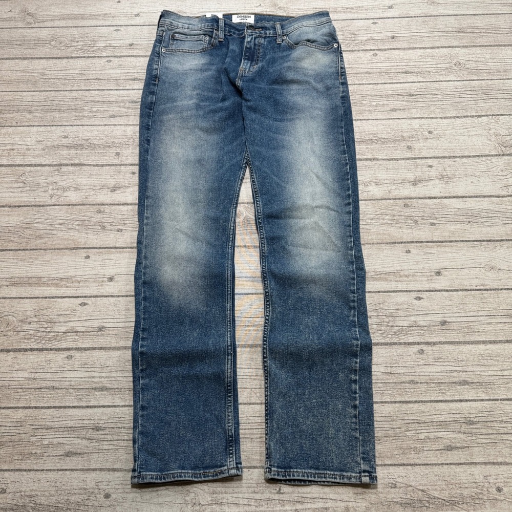 NEW Denizen Levi's 216 Jeans Men's 32x32 Blue Medium Wash Stretch Slim Fit Denim